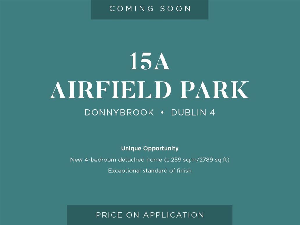 15A Airfield Park, Donnybrook,   Dublin 4