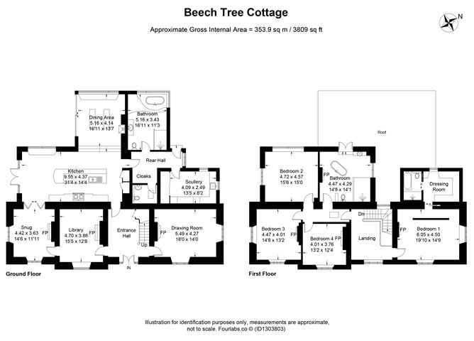 Floor plan — Beech Tree Cottage, Carrickacroghery, Dromahair, Co. Leitrim