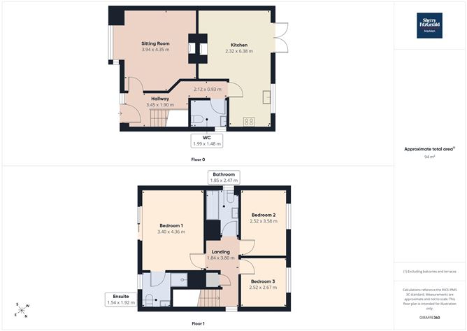 Floor plan — 82 Baunoge, Loughrea, Co. Galway