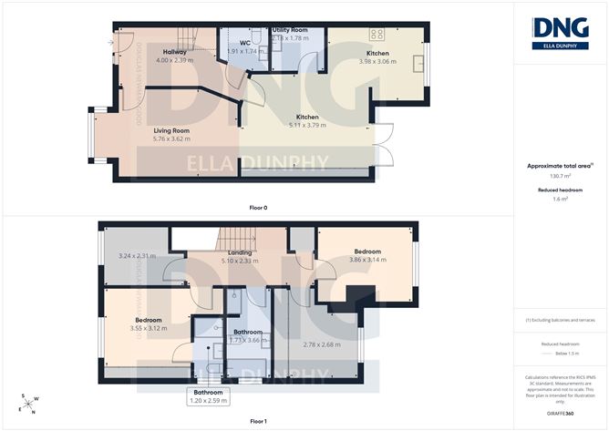 Floor plan — 5 The Avenue, Fox Meadow, Kilkenny