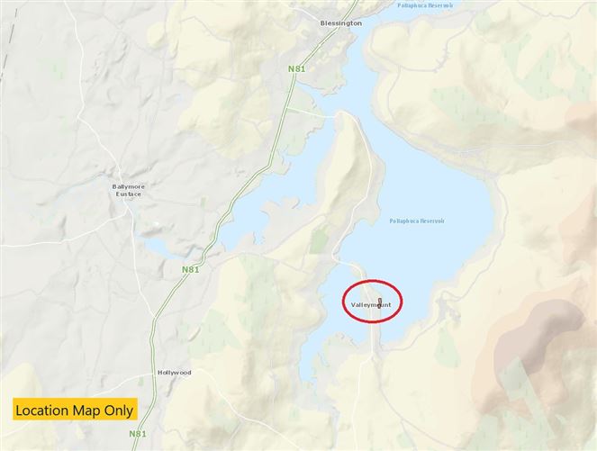 Land c. 3 Acres, 1.24 HA, Lake Shore, NR. Blessington, Valleymount, Wicklow