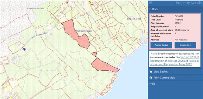 Ballyroon & Caherurlagh, Kilcrohane,   West Cork
