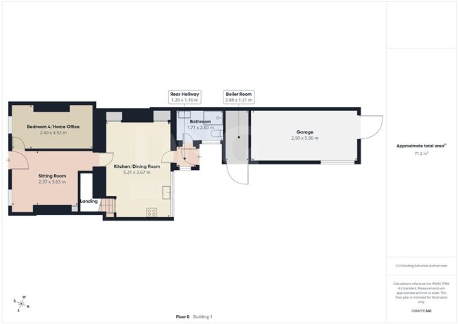 Floor plan — 5 Charleville Parade, Cormac Street, Tullamore, Co. Offaly