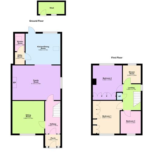 Floor plan — 10 Montrose Park, Artane, Dublin 5