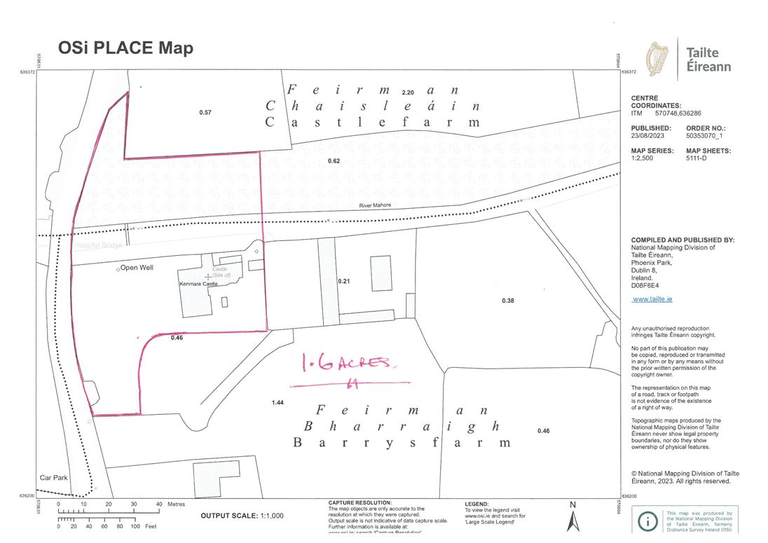 On 1.6 Acres Kenmare Castle , Hospital, Limerick On 1.6 Acres Kenmare Castle , Hospital, Limerick