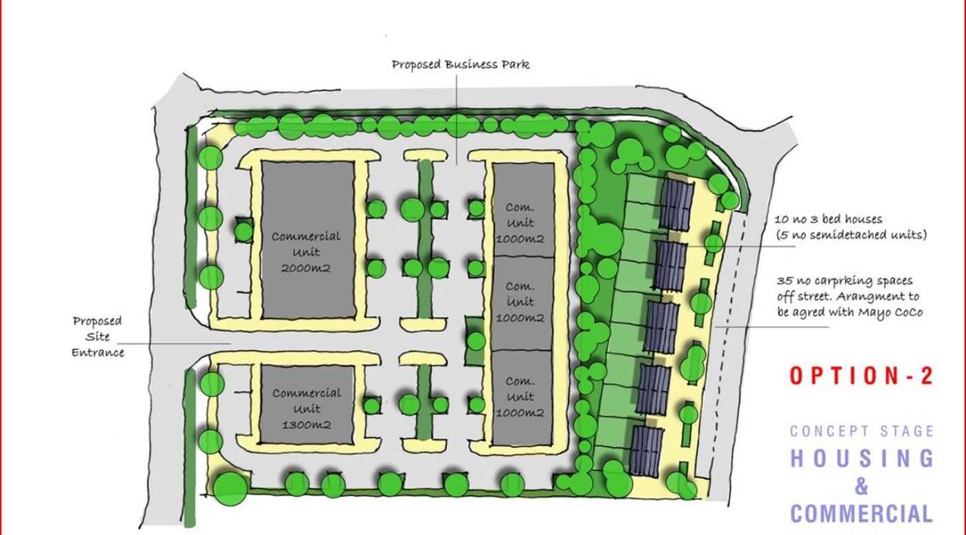 Proposed turnkey Warehousing and Development site, Hazelhill, Ballyhaunis, Co. Mayo