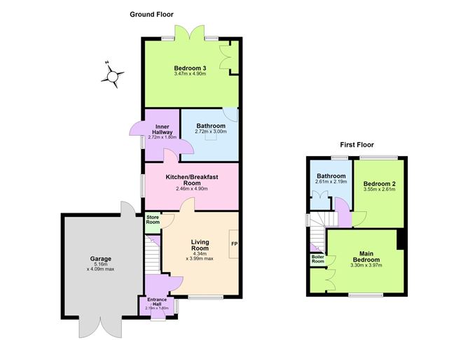 Floor plan — 387 Captain's Road, Crumlin, Dublin 12, Co. Dublin