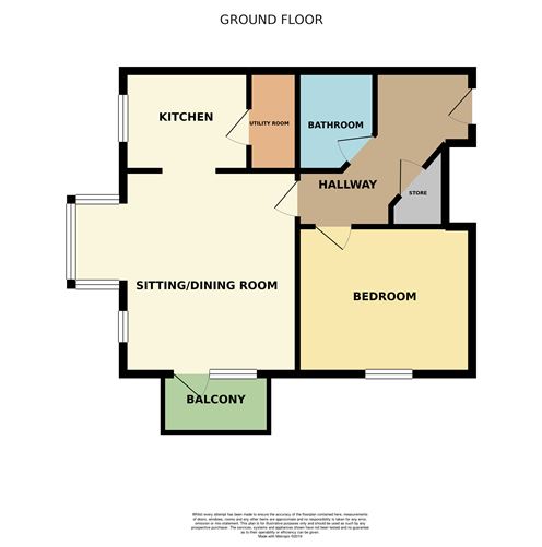 Floor plan — Apt 90 Glaslynn, Howth Road, Clontarf, Dublin 3