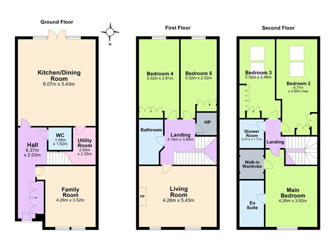 Floor plan — 52 Roseland Avenue, Cualanor, Dun Laoghaire, Co. Dublin