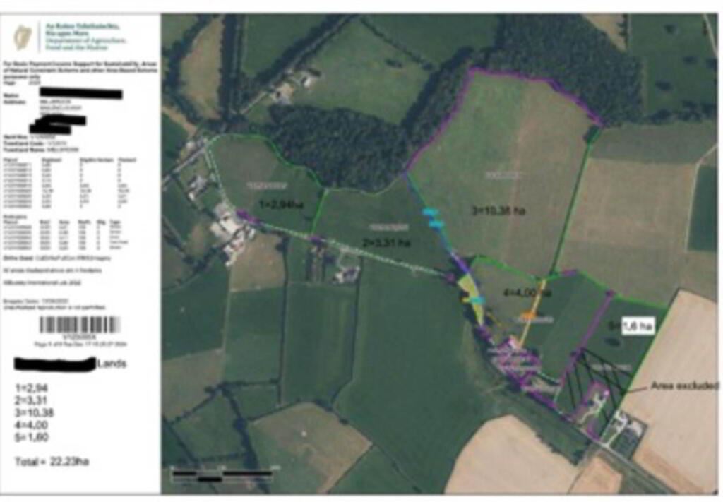 22.23 Ha Mea Or 54.93 Acres ( 60 Acres Per Folio), Millbrook, Ballinaclough, Nenagh, Tipperary