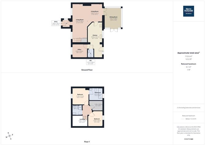 Floor plan — 22 The Park, Quin, Co. Clare