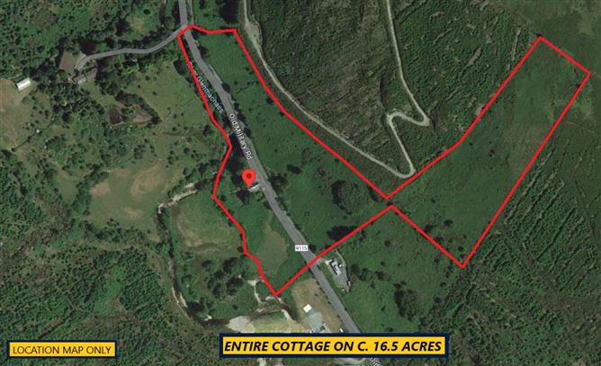 Cottage On c. 16.5 Acres / 6.77 HA., Glenmacness, Laragh, Wicklow