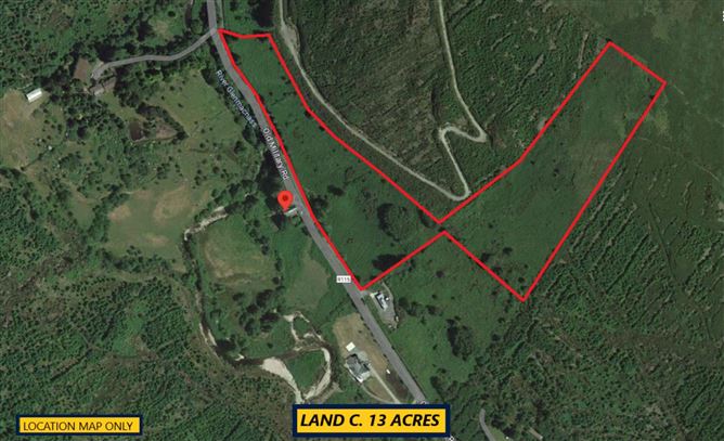 Cottage On c. 16.5 Acres / 6.77 HA., Glenmacness, Laragh, Wicklow