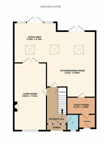 Floor plan — 80 Parkmore Drive, Terenure, Dublin 6W