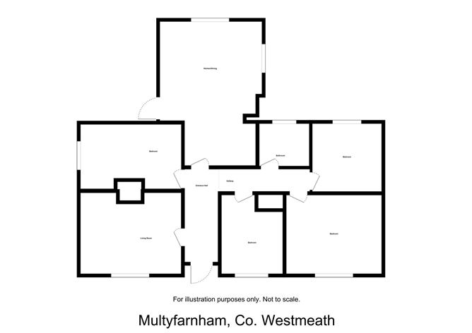 Floor plan — Ballindurrow, Multyfarnham, Co. Westmeath, Mullingar