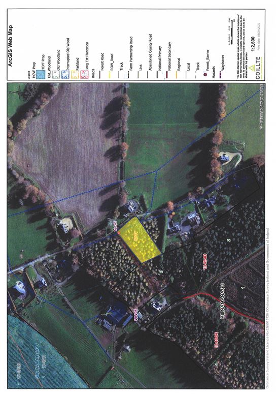 1 acres plot SPP at Kilnamanagh, Glenealy, Wicklow
