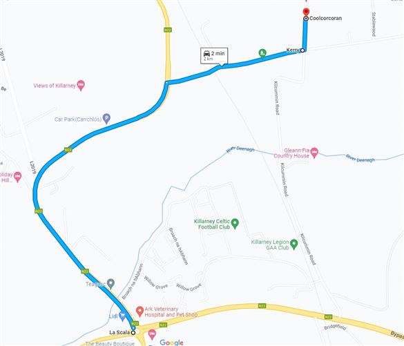 26.8 Acres/10.85 Hectares Coolgarri, Coolgarriv, Killarney, Co. Kerry