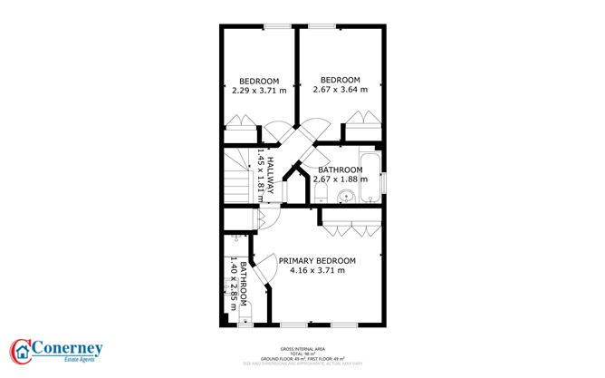 Floor plan — 54 Ely Woods, Rathfarnham, Dublin 16