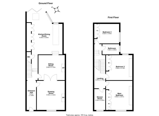 Floor plan — 25 Castlewood Park, Rathmines, Dublin 6