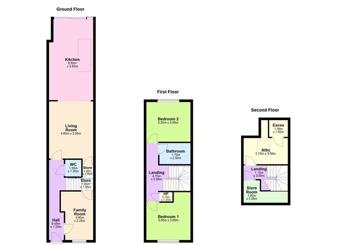 Floor plan — 1 Castlewood Lodge, Rathmines, Dublin 6