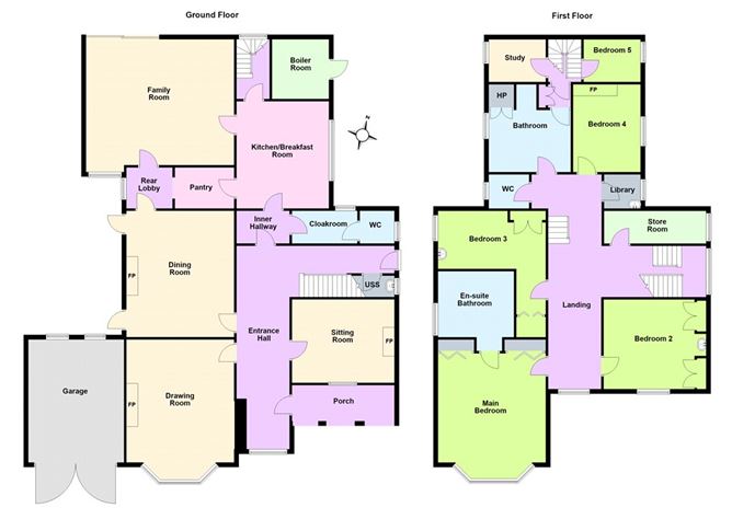 Floor plan — St. Mary's, Avoca Avenue, Blackrock, Co. Dublin