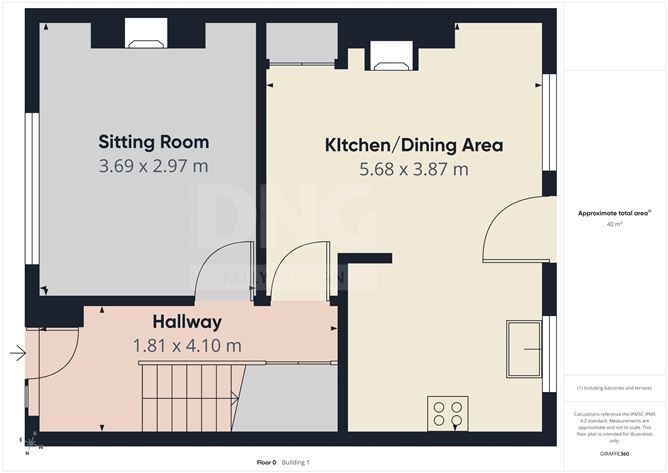 Floor plan — 6 Saint Brigids Terrace, Mountbolus, Tullamore, Co. Offaly