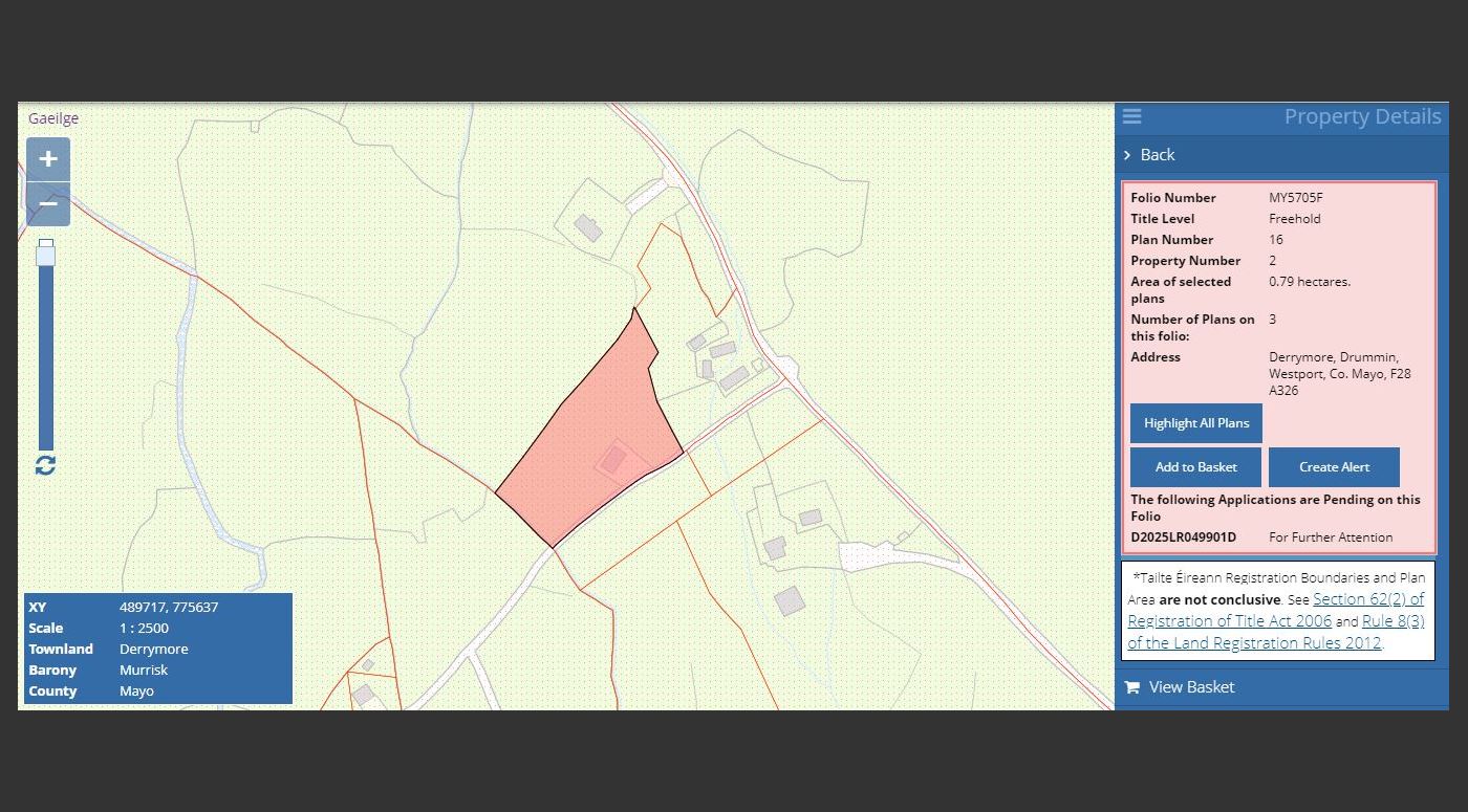 Derrymore, Drummin, Westport, Mayo