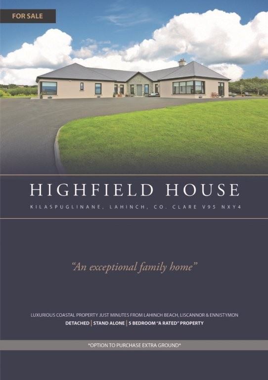 Highfield House, Kilaspuglinane, Lahinch, Co. Clare, Lahinch, Clare