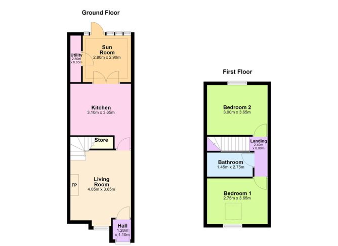 Floor plan — 55 Park Court, Sandymount, Dublin 4