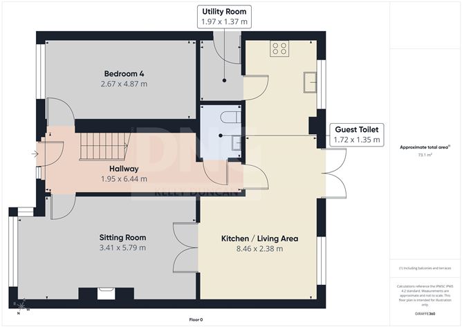 Floor plan — 2 Coola Lawns, Kilbeggan, Co. Westmeath