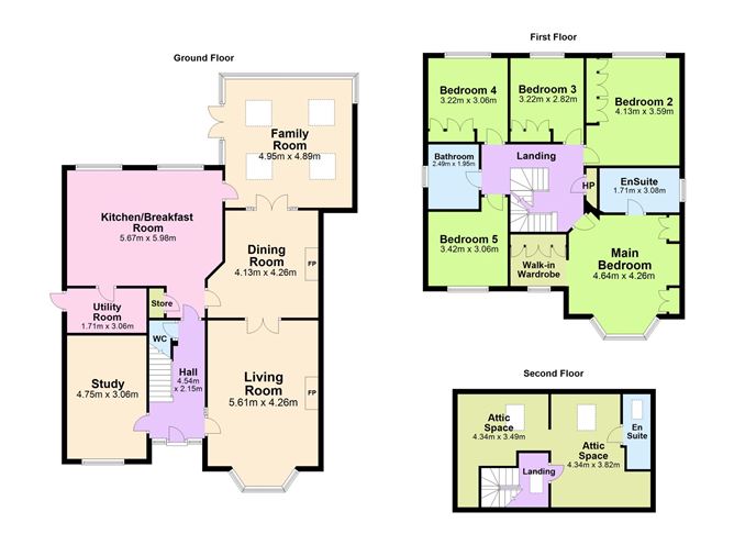 Floor plan — 16 Brighton Hall, Brighton Road, Foxrock, Dublin 18