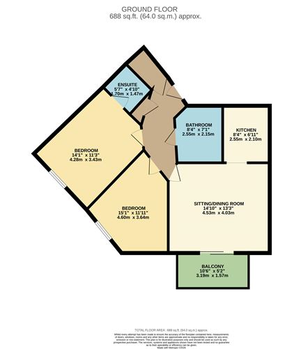 Floor plan — 109 Kerrymount , Sandyford, Dublin 18