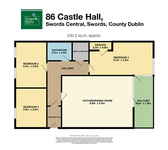 Apartment 86 Block C Raven Hall Swords Central, Swords,   County Dublin