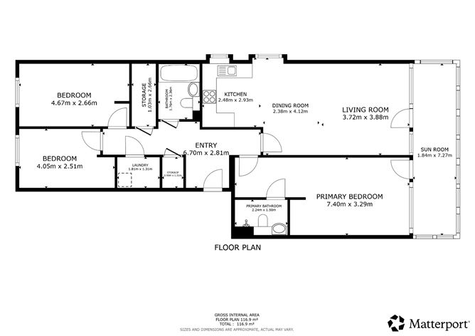 Floor plan — 39 The Croft, Parc Na Silla Avenue, Loughlinstown, Dublin 18