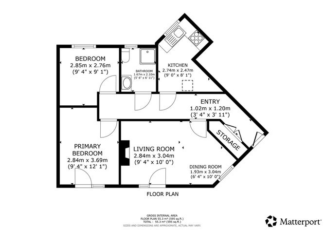 Floor plan — 54 Holywell View, Swords, Co. Dublin