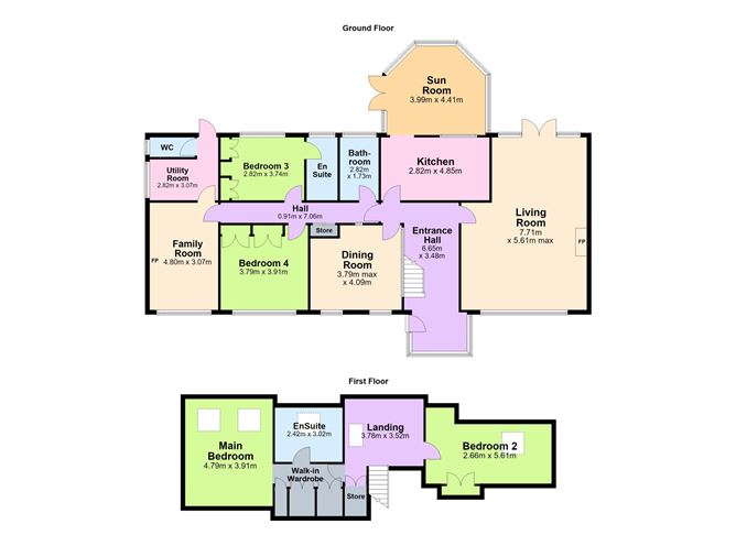 Floor plan — 39 Hainault Road, Foxrock, Dublin 18