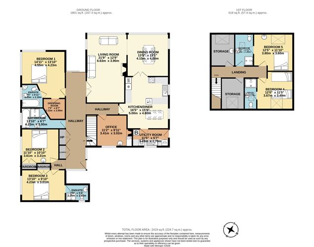 Floor plan — Walyunga, Sandycove, Kinsale, County Cork