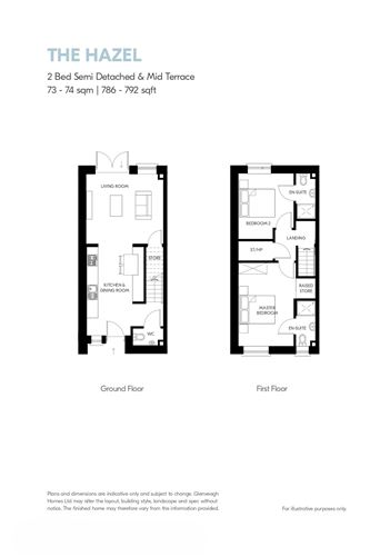 Floor plan — The Hazel, Corballis View, Donabate, Dublin
