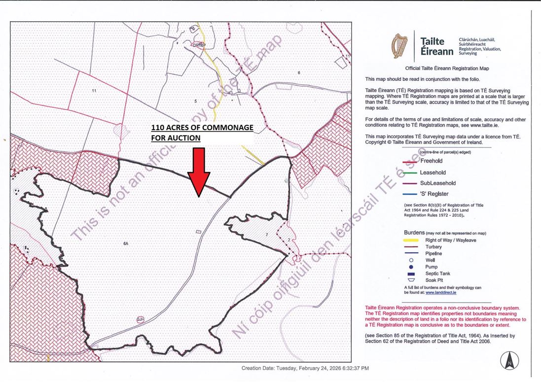 Folio GY27769, Bunowen Commonage, Leenane, County Galway