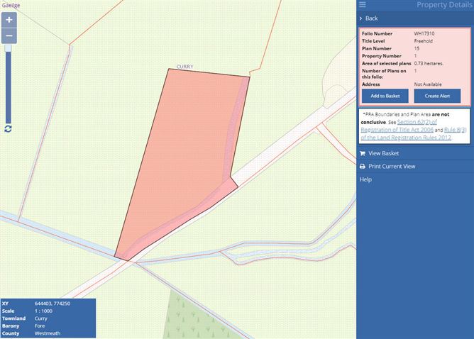 1.5 Acre Site, Curry, Castlepollard, Westmeath