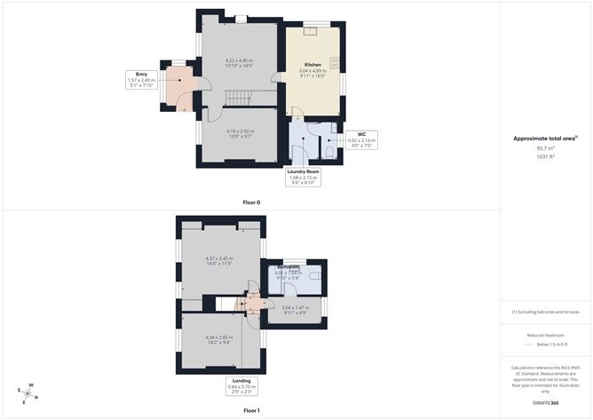 Floor plan — Slaght, Kilgarvan, Co. Kerry