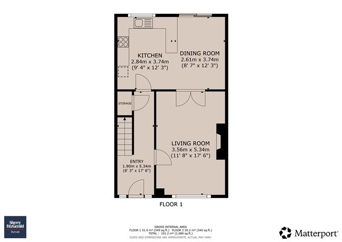 Floor plan — 37 Rossmor, Castlebar, Co. Mayo
