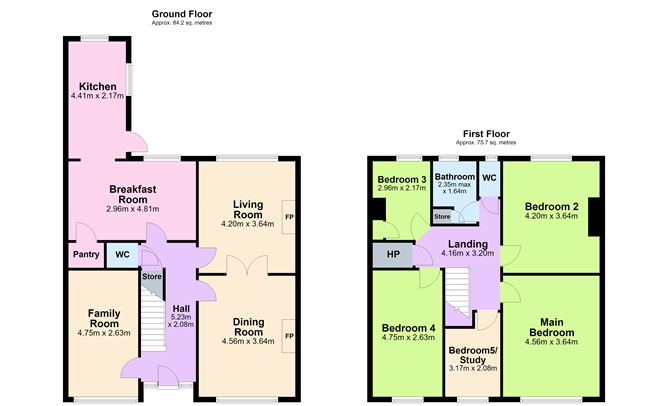 Floor plan — 6 Greenville Road, Blackrock, Co. Dublin