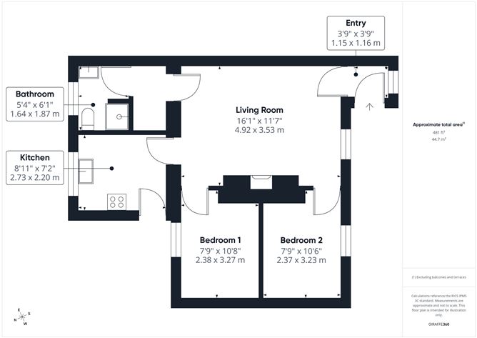 Floor plan — 75 Mill Lane, Leixlip, Kildare