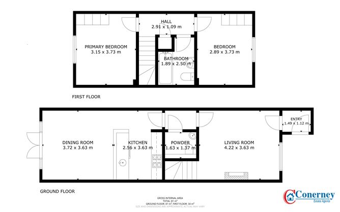Floor plan — 38 Charlesland Court, Greystones, Wicklow