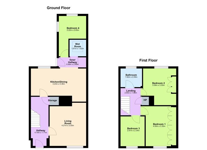 Floor plan — 119 Moneymore, Drogheda, Louth
