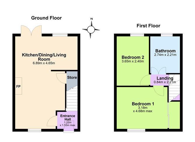 Floor plan — 11 Kickham Road, Inchicore, Dublin 8