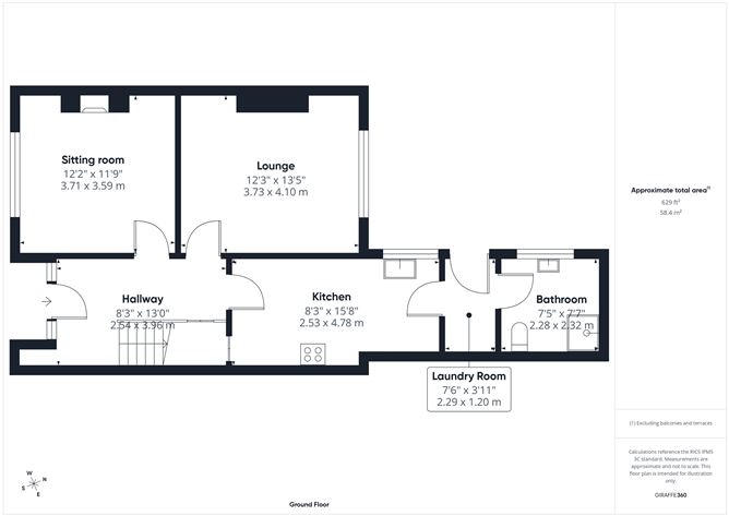 Floor plan — 50 Beechfield Road, Walkinstown, Dublin 12