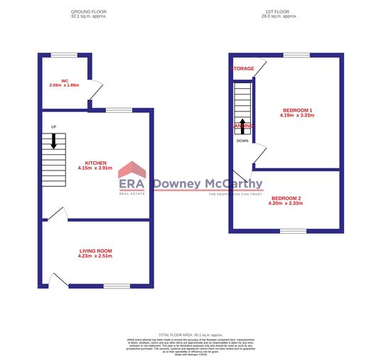 Floor plan — 31 Kerryhall Road, Fairhill, Cork