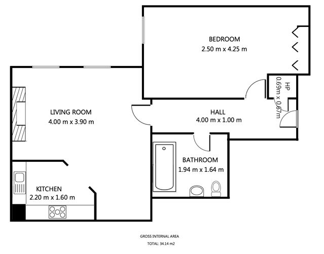 Apt. 9, Wicklow Court, 38-40, South Great George's Street, Dublin 2